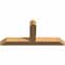 Ekena Millwork Portland Timber Gable Bracket, Western Red Cedar, 60"W x 27"H x 5 1/2"D x 5 1/2"F, 11/12 Pitch GBW060X27X0606POR00SWR - alternate 3